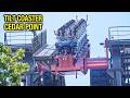 TILT ROLLER COASTER Cedar Point S Sirens Curse Off Ride