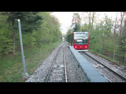 Standseilbahn 2500.01 Biel - Magglingen Talfahrt - Funiculaire
