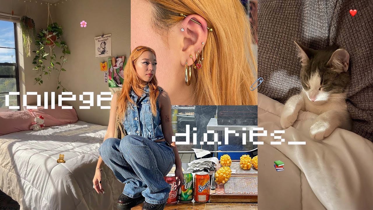 A WEEK IN MY LIFE // GETTING 5 EAR PIERCINGS, SENIORITIS, UPDATED ROOM TOUR