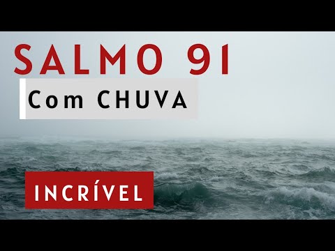 SOM De CHUVA com SALMO 91 para uma noite Abençoada e Protegida   Tela Preta