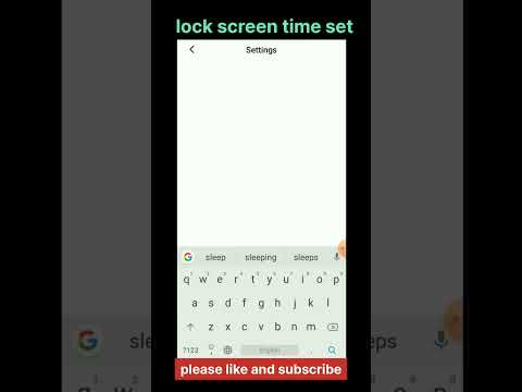 how to set Redmi mobile ⚡lock screen time set कैसे करें ? || #short #androidtricks