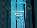5 Backstroke Mistakes to Fix