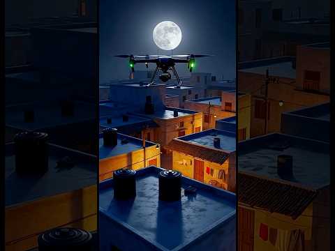 ड्रोन से चोरी, कुत्ते ने रोकी #chor #chori #drone #dron #shorts #viralvideo