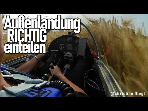 Aussenlandung - die richtige Landeeinteilung