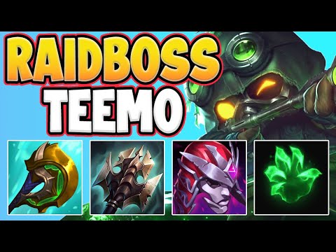 THIS RAIDBOSS TEEMO CAN TANK AN ENTIRE TEAM!! DON'T UNDERESTIMATE THIS TEEMO BUILD! - LoL Gameplay