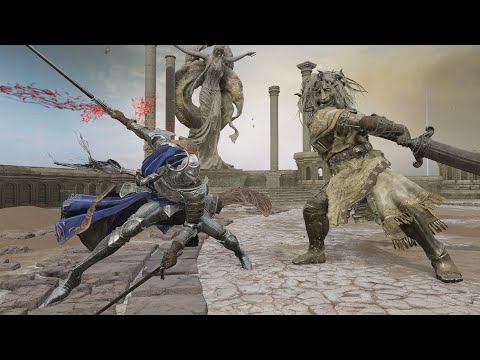 The Strongest Horned Warrior Vs DLC Knight - Elden Ring Shadow of the Erdtree