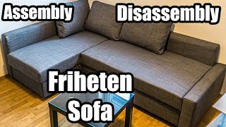Ikea FRIHETEN Sofa Bed Assembly 2024 Disassembly From Start To Finish