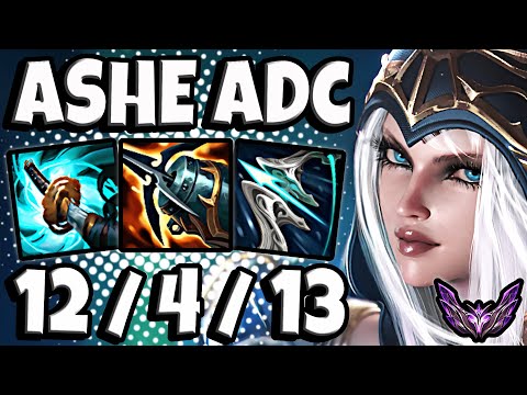 Ashe vs Jhin [ ADC ] Lol Korea Master Patch 13.10 ✅