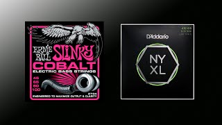 Video thumbnail for Ernie Ball 2734 Slinky COBALT (45/100) 🔥VS🔥 d'Addario NYXL (45/105) by Pepo Vidal
