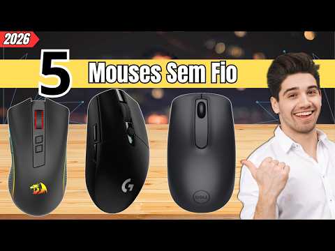Top 5 Mouses Sem Fio Que Valem Muito a Pena Em 2026 | Qual Mouse Sem Fio Comprar?