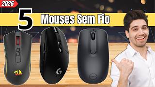 Top 5 Mouses Sem Fio Que Valem Muito a Pena Em 2026 | Qual Mouse Sem Fio Comprar?