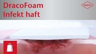 DracoFoam Infekt haft Schaumstoffwundauflage - optimal zur Bekämpfung von Wundinfektionen