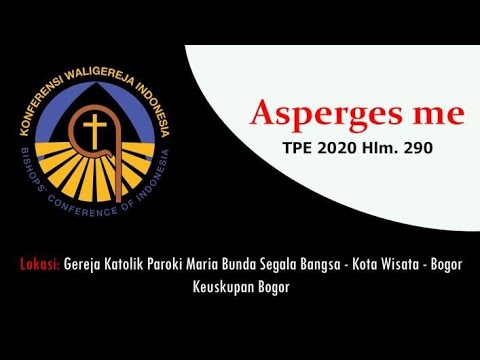 Nyanyian Asperges me dalam Bahasa Latin-Komisi Liturgi KWI