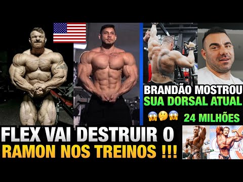 FLEX LEWIS PROMETE LEVAR RAMON A OUTRO NIVEL + BRANDÃO MOSTRA DORSAL ATUAL E MAIS