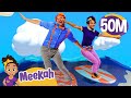 Blippi Meekah Pretend Surf Educational Videos For Kids Blippi And Meekah Kids TV