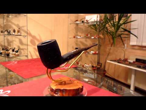 Pipa in radica billiard sabbiata - www.paronellipipe.it