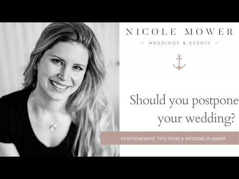 Ask a Wedding Planner: Should I Postpone My Wedding?