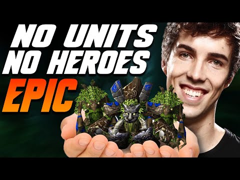 ANCIENTS ONLY - NO UNITS, NO HEROES - CRAZY GAME - WC3 - Grubby