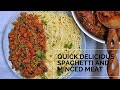 Spaghetti And Minced Meat Recipe Kenya