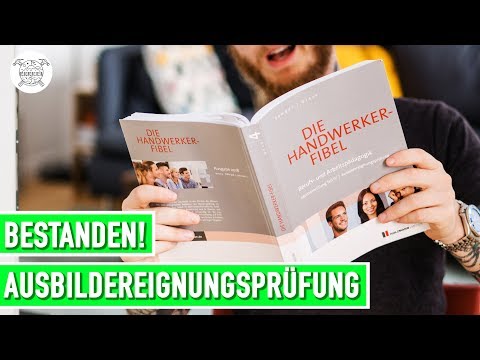 So bestehst du die Ausbildereignungsprüfung | Tipps vom Tischlermeister | Jonas Winkler