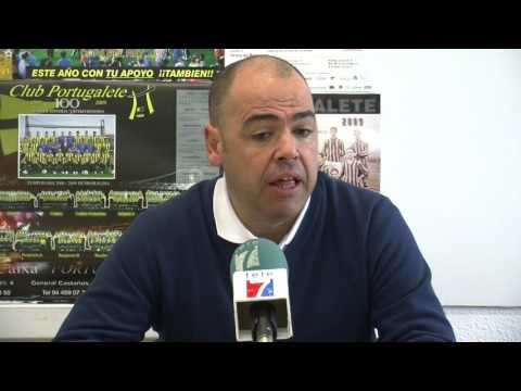 Ibon Etxebarrieta tras Club Portugalete 3 - CD Vitoria 0