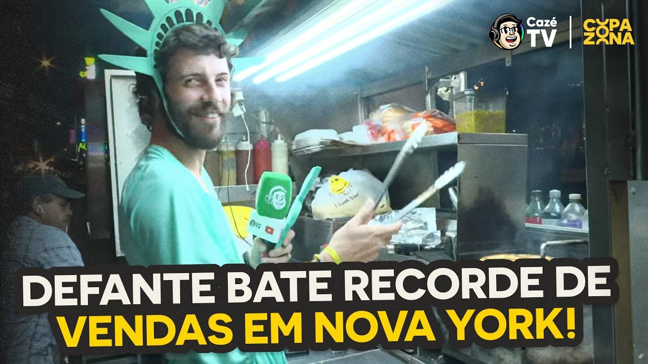DEFANTE QUEBRA RECORDE DE VENDA DE BAGELS EM NOVA IORQUE! | COPAZONA