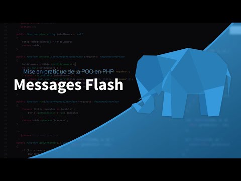 Mise en pratique de la POO en PHP 12 39 Messages flash