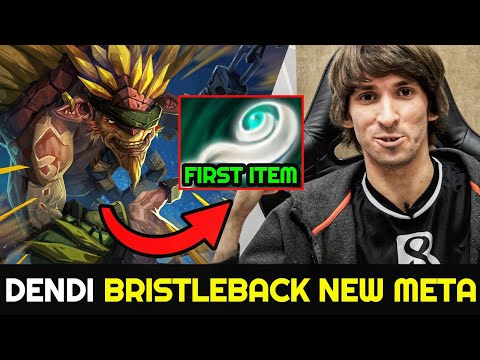 DENDI New Meta Bristleback with First Item Eul's Scepter Build 7.26 Dota 2