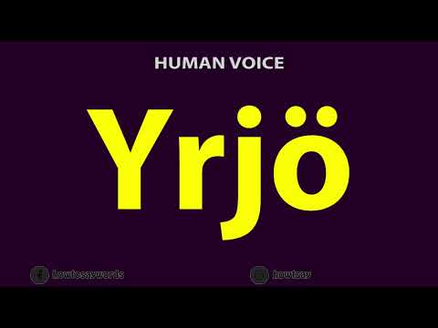 How To Pronounce Yrjo