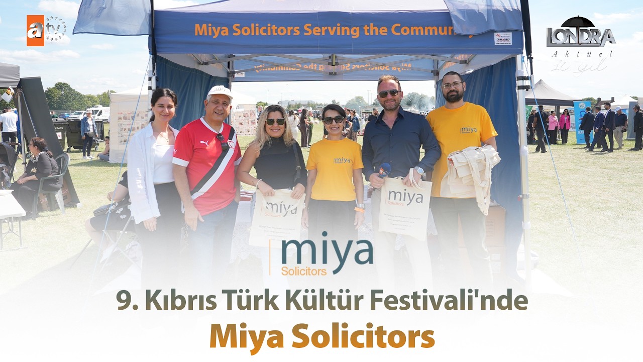 9. Kıbrıs Türk Kültür Festivali'nde Miya Solicitors.