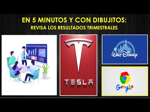Revisa en 5 minutos los resultados trimestrales de tus acciones, @tesla @google y @disney