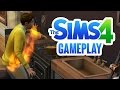 The Sims 4 Exclusive Gameplay - FIRE, SIMS ...