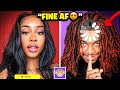 Fake Skipping BADDIES With CURLY Freeform Dreads GONE RIGHT