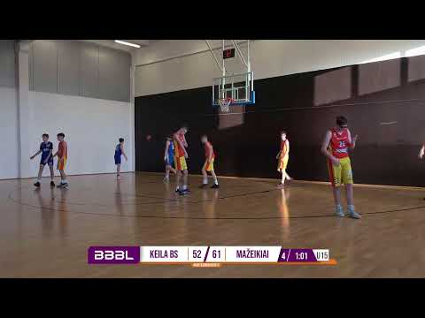 Mažeikiai 2008 vs Keila BS 2008 | BBBL Boys U15