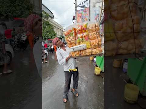 $0.25 chips in India 🇮🇳 #streetfood #india
