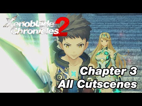Xenoblade Chronicles 2: All Cutscenes : Chapter 3 - Out Own War : No Subtitles