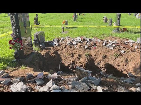 Kansas City family shaken by desecration of loved one's grave