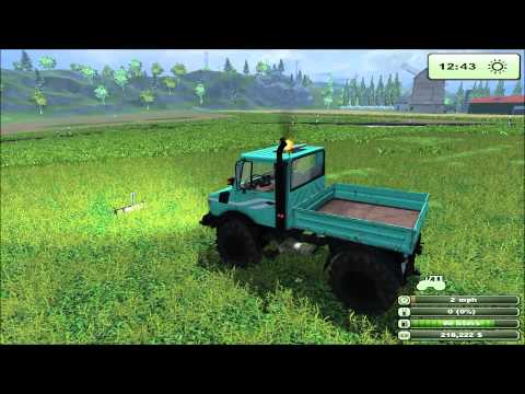 Mod for Farming Simulator 2013 Unimog U1600 REVIEW and a bit of gameplay