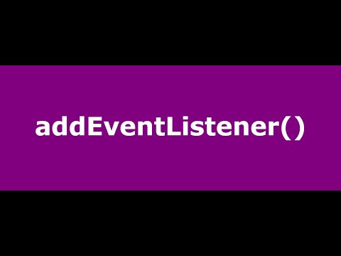 addEventListener() Function in JavaScript [ WEB DEVELOPERS MUST KNOW THIS ] || Best ★★★