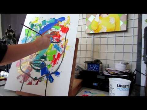 20 MIN Speed Painting - "Sweet Cheeks" by Malinda Prud'homme (Time Lapse)