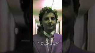 Behind the curtain at the last show of Barry Manilow’s Copa Tour live from Birmingham, UK (1986).