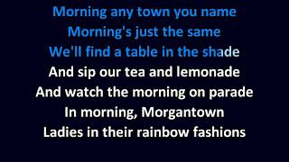 Joni Mitchell - Morning Morgantown KARAOKE