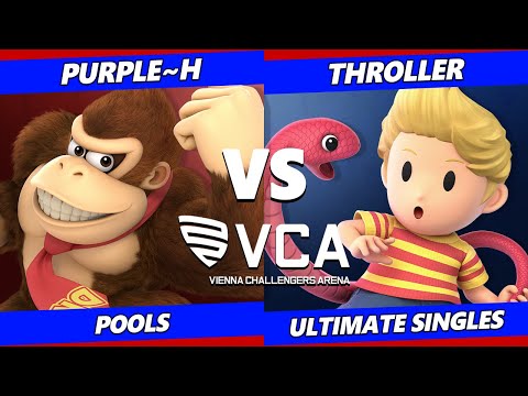 VCA 2022 - Purple~H (Donkey Kong, Wolf) Vs. Throller (Lucas) SSBU Ultimate Tournament