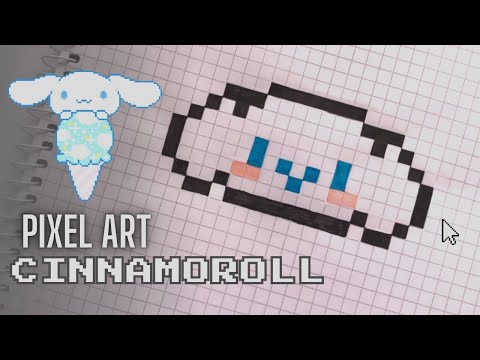 Drawing Mini CINNAMOROLL in Pixel Art: Step-by-Step Tutorial