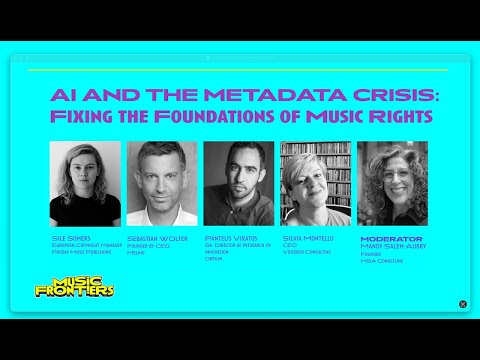 MUSIC FRONTIERS - AI and the Metadata Crisis: Fixing the Foundations of Music Rights #metadata #AI