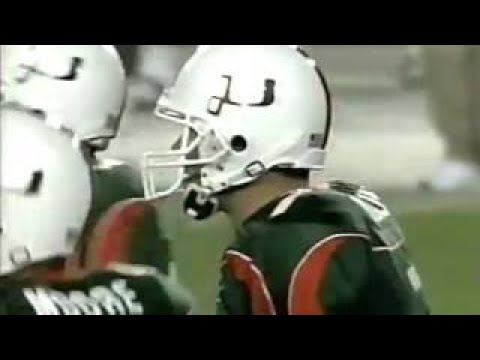 2002 Miami Hurricanes vs West Virginia Highlights