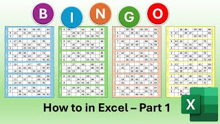 Turn EXCEL into a UK BINGO Game - Part 1