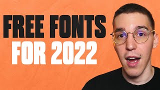 FREE FONTS Every Graphic Designer Needs (2022)