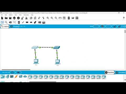 2.7.6 packet tracer - implement basic connectivity