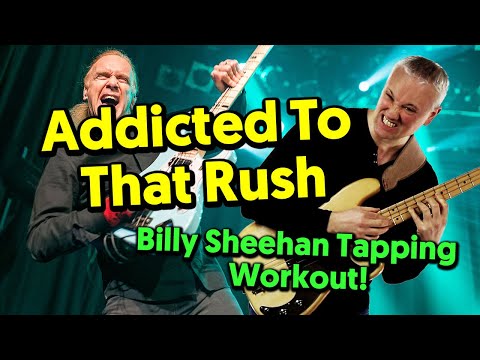 Addicted To That Rush - Billy Sheehan Tapping Workout!! (tabs & tutorial)